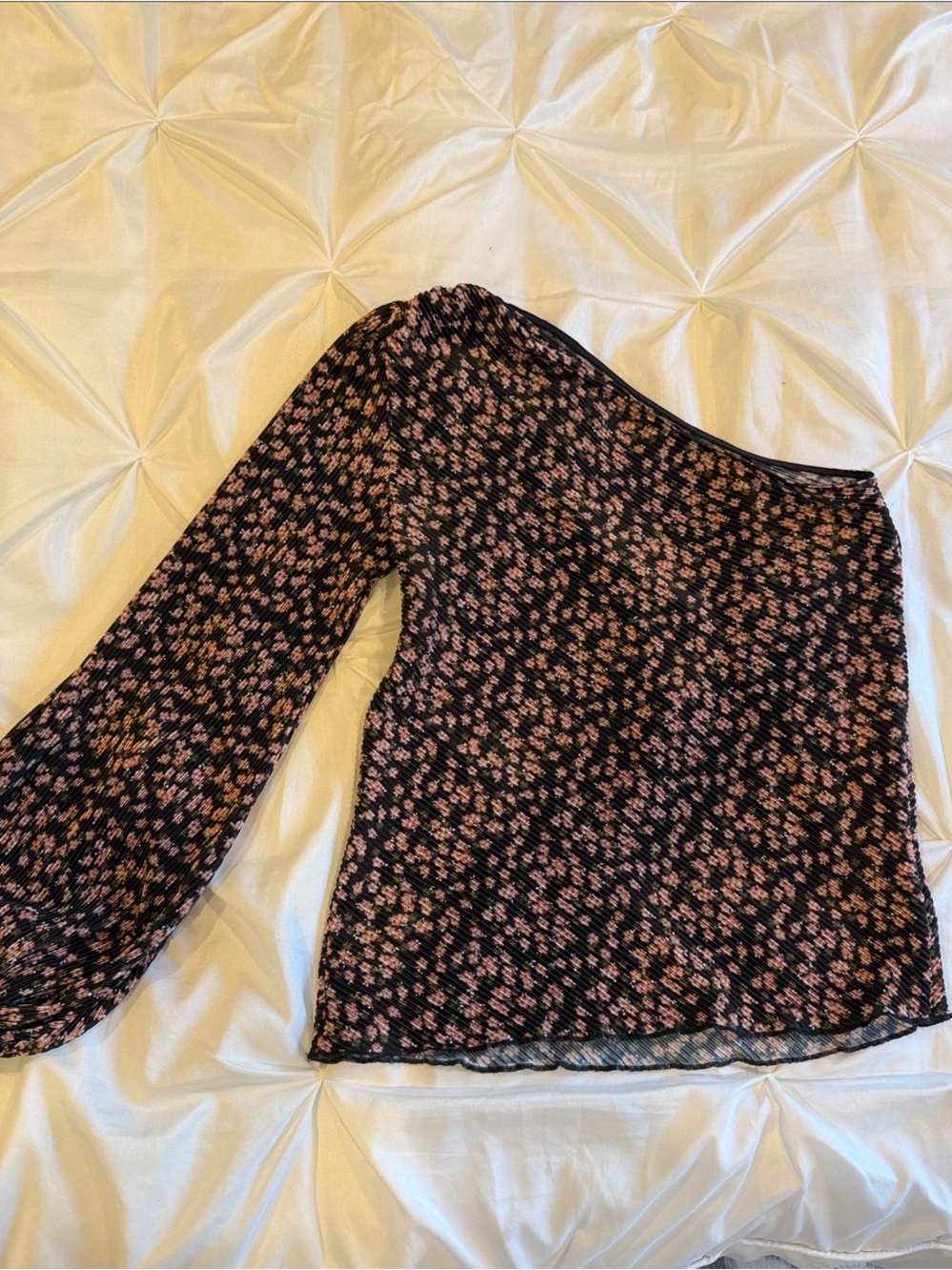 SAYLOR Multicolor Striped Knit Top with Black Trim Size XS